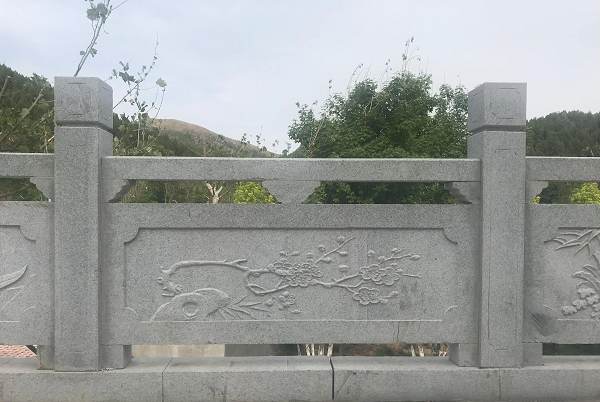 大连道观仿古石栏杆厂家 款式一 厂家直供